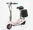 24V 250W White Fold Away Electric Scooter 2 Wheel Folding Power Scooter